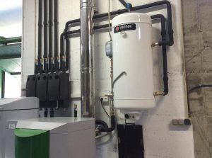 caldera de pellets porriño