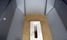 cámara carga de leña