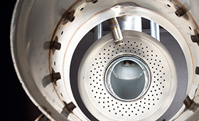 cámara combustión caldera pelet