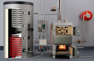 instalación caldera de gasificación