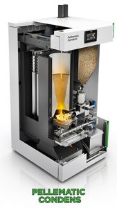 sección caldera de condensación