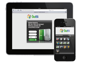 telegestión caldera de pellet