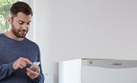 unidad interior aerotermia vaillant