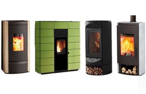 estufas de pellet leña