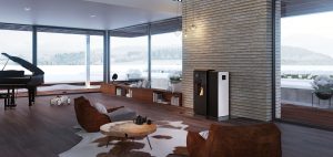 estufa de pellets canalizable