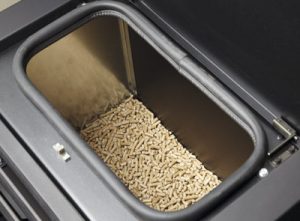 tolva estufa de pellets
